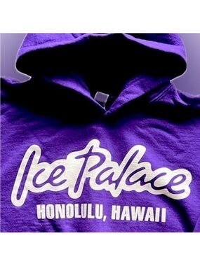 Ice Palace Hoodie Sweater soft fabric in purple